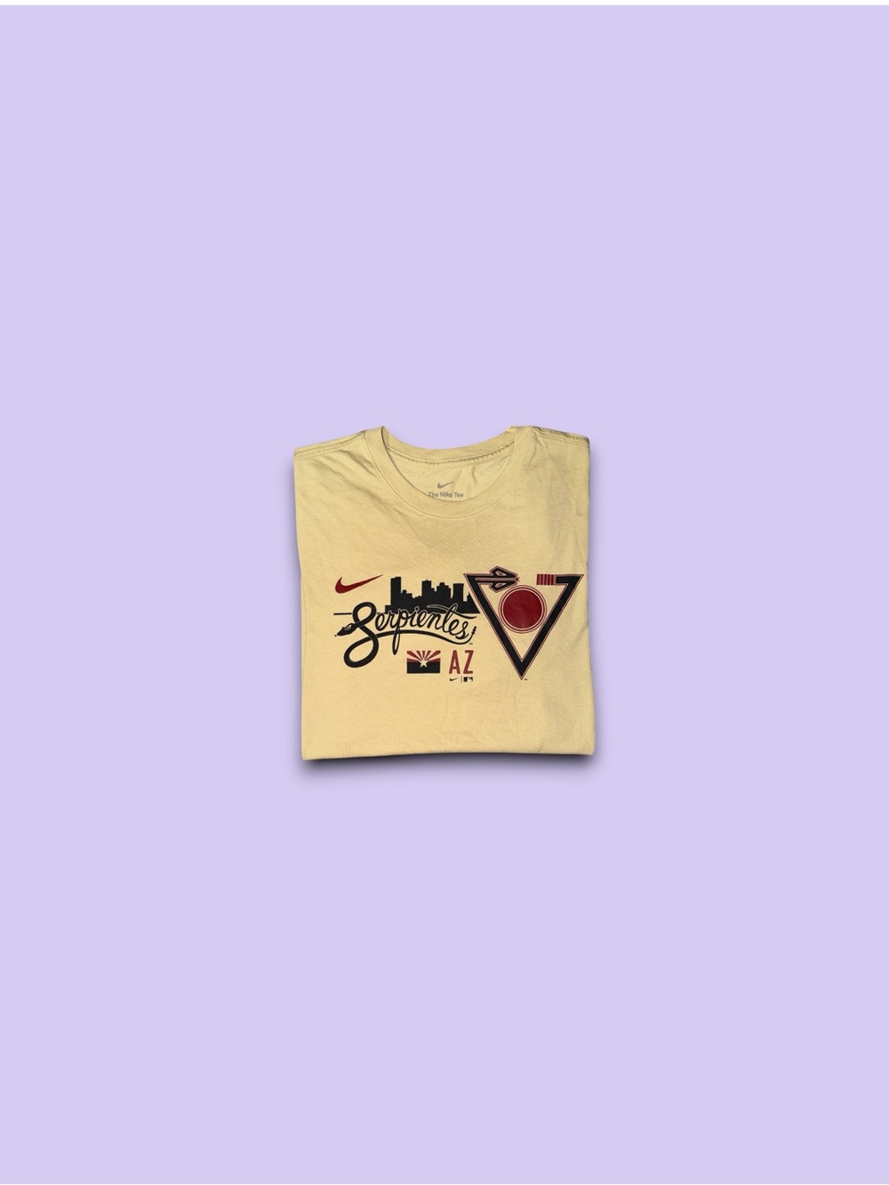 Arizona Diamondbacks Serpientes MLB city connect the Nike tee shirt beige